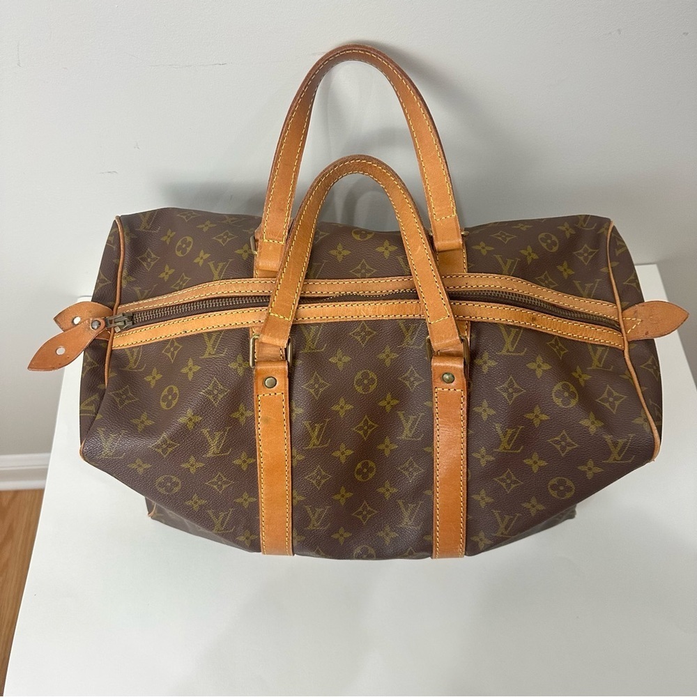 Louis Vuitton Sac Souple 45 Duffel Travel Bag Vintage Monogram - Picture 3 of 16